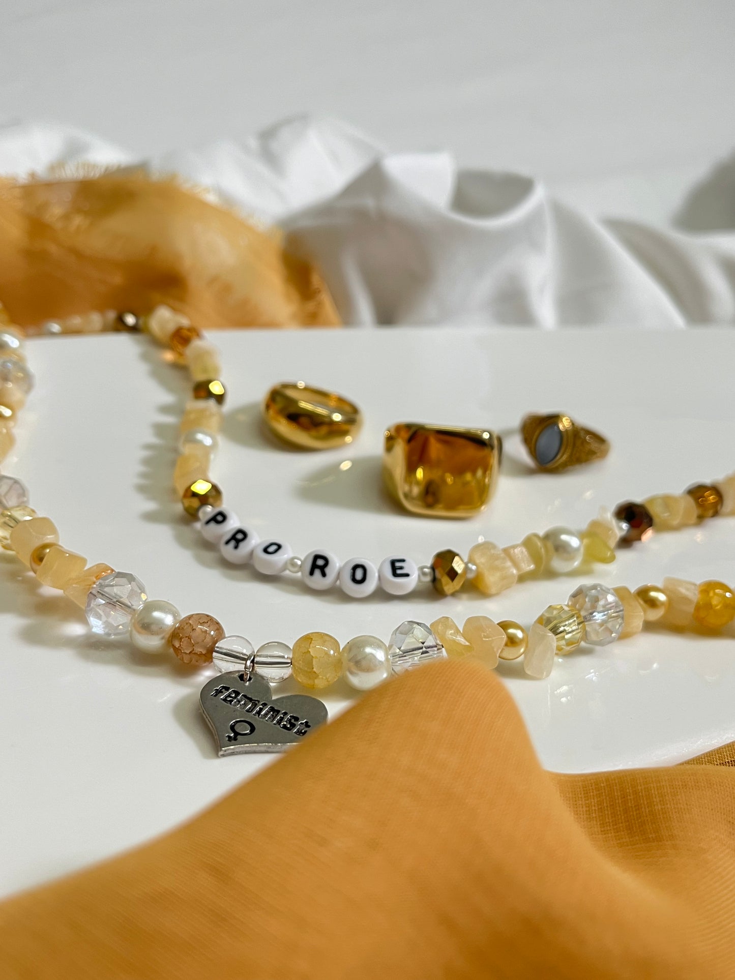 Pro-Roe Statement Necklace