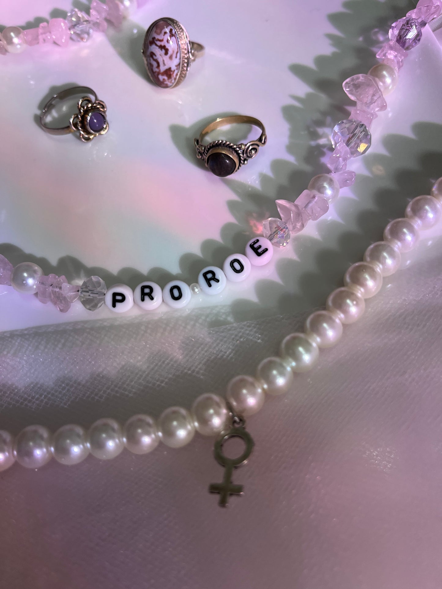 Pro-Roe Statement Necklace