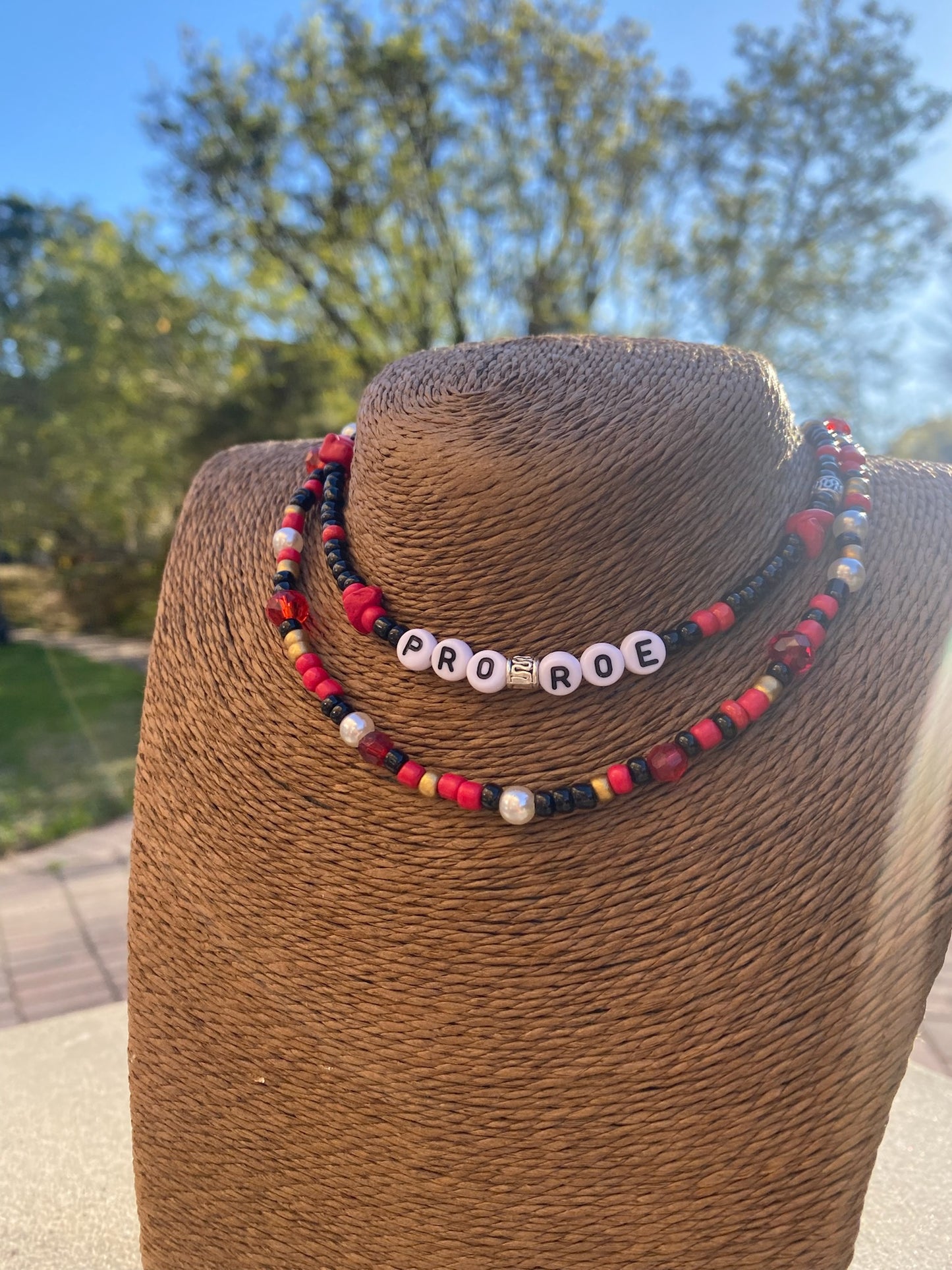 Pro-Roe Statement Necklace